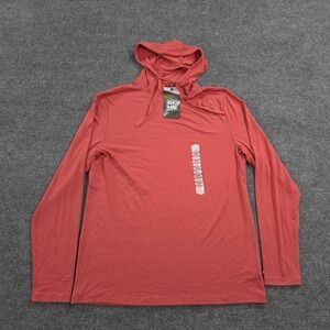 Alaskan Hardgear Hoodie Mens Medium Red Renew Bamboo UPF50 Lightweight Hiking